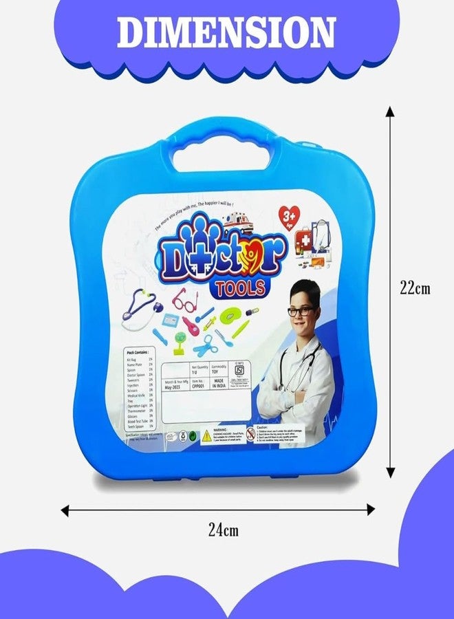 DECODAZZ Doctor Playset for Kids,Pretend Play Doctor Play Sets for Boys/Girls/Kids Doctor Kit Toys with Suitcase - ISI Approved (Premium Doctor Set/Kit) - Image 3